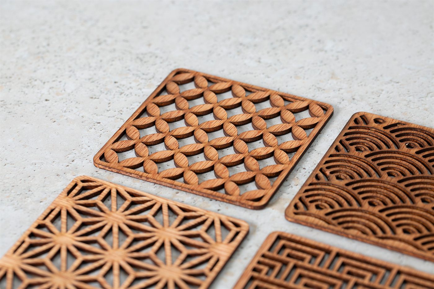 Coaster Scale Pattern
