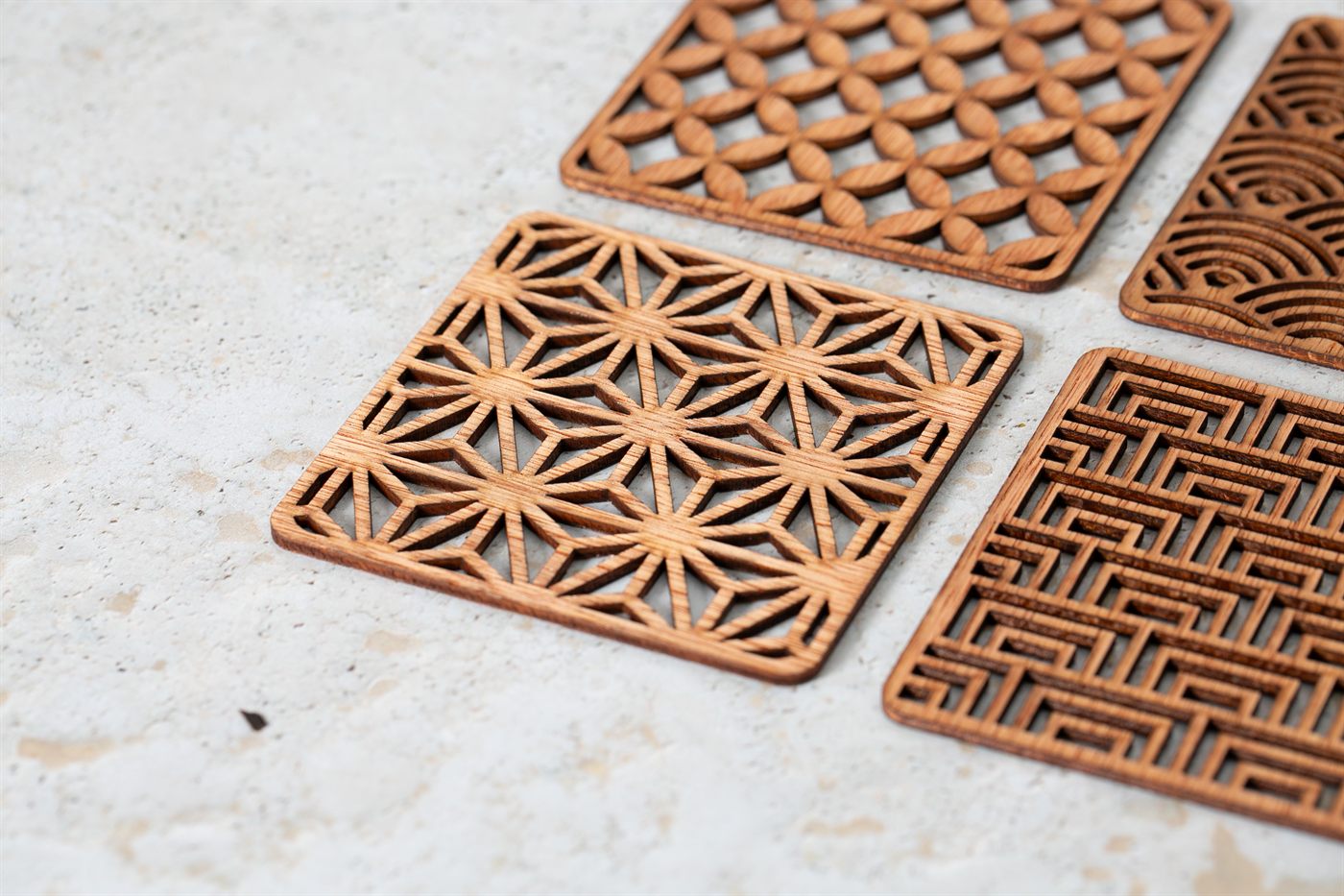 Coaster Star Pattern