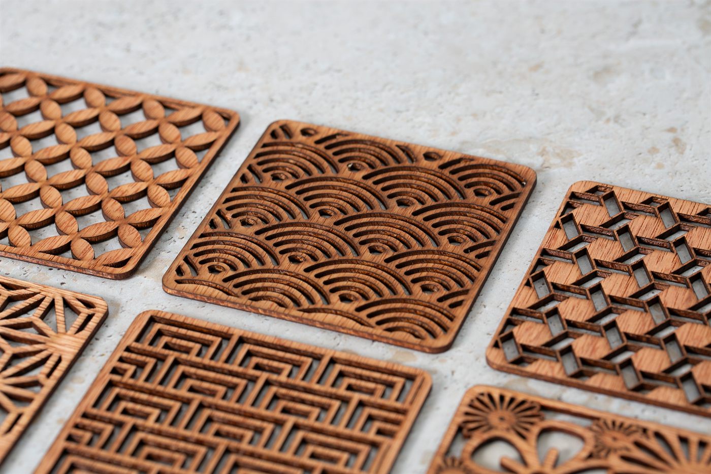 Coaster Wave Pattern