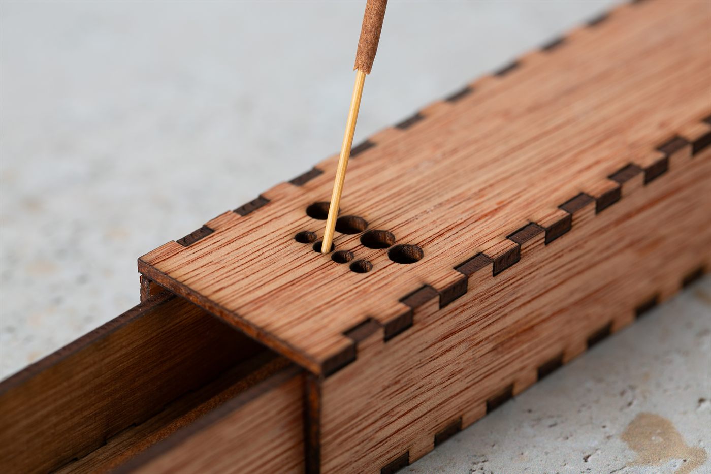 Incense Holder End Close