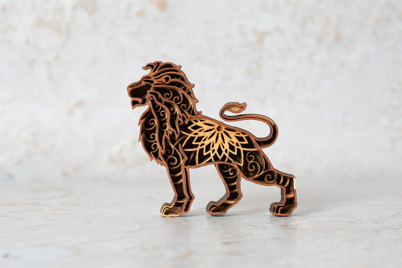 Layered Lion Mandala